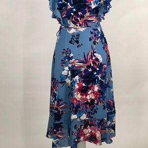 Floral dress.